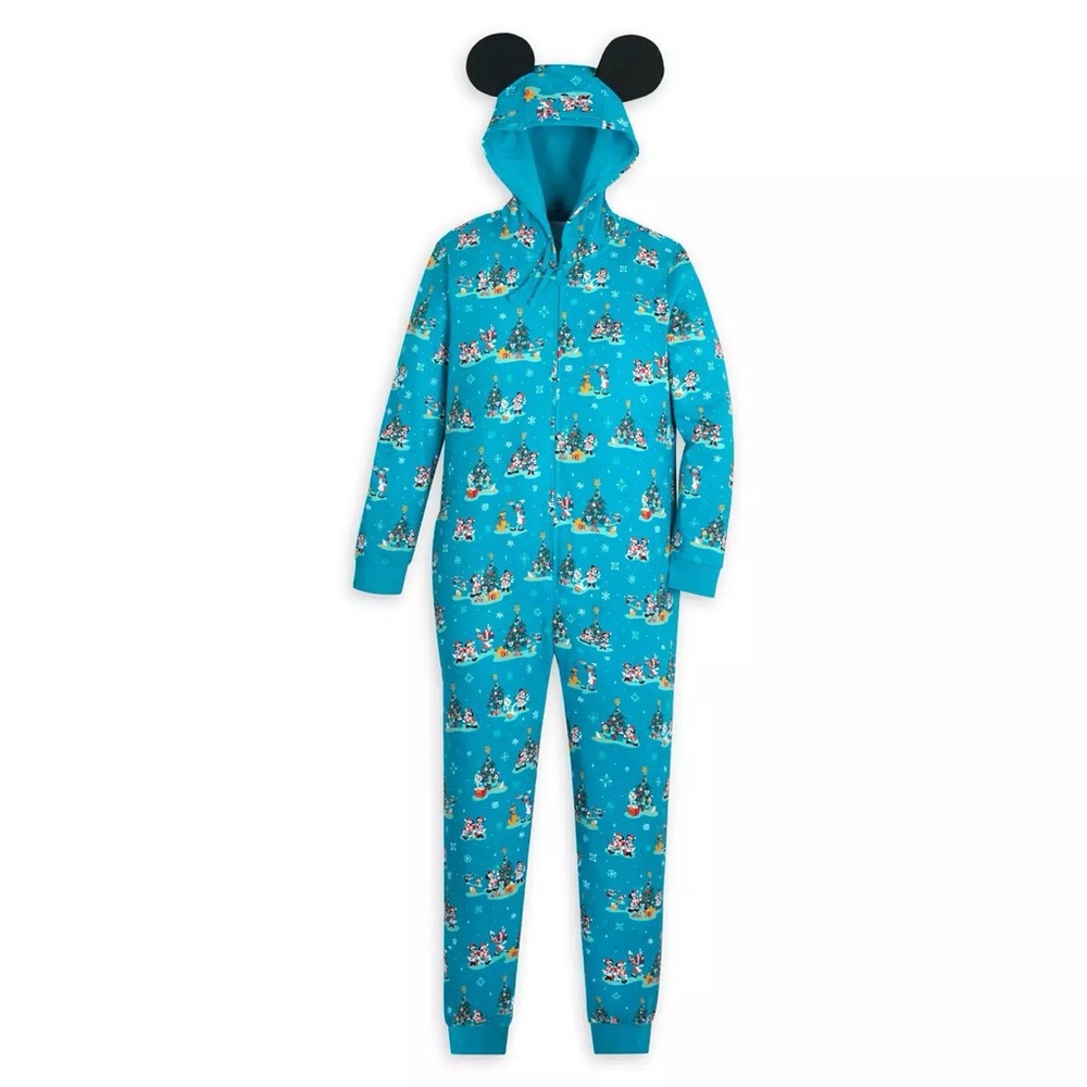 2023 DISNEY MICKEY & FRIENDS CHRISTMAS HOLIDAY Matching Coverall Hooded Size Med